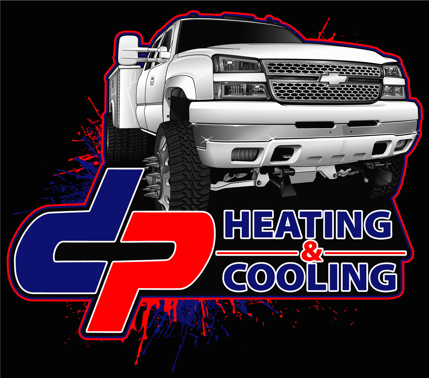 DP heating & Cooling LBZ Front End Hoodie