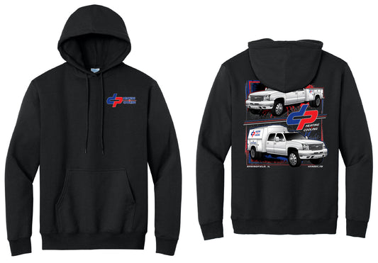 DP heating & Cooling Service Truck Hoodie