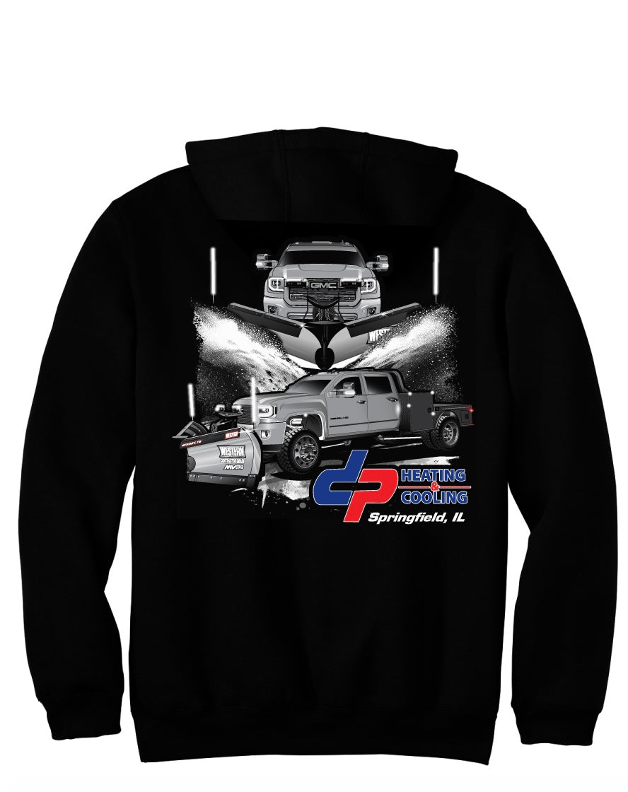 DP Heating & Cooling Snow Plow Hoodie